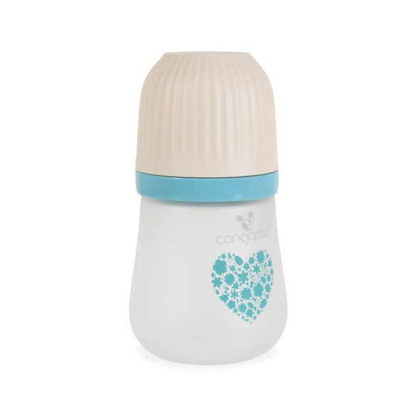 AMORI üveg cumisüveg széles szájú 180ml anticolic KÉK