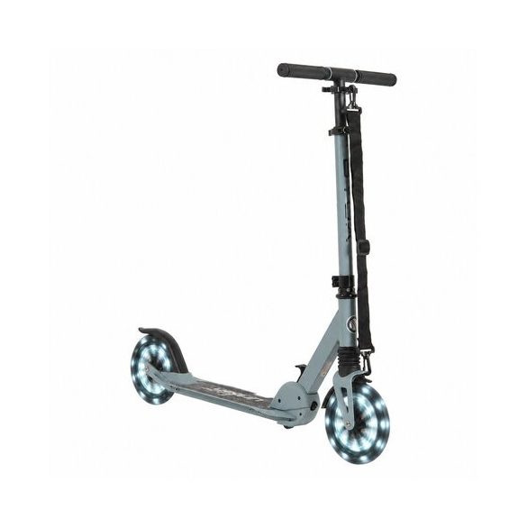 URBAN JUNIOR roller 80 kg-ig, világító kerekekkel, összecsukható KÉK
