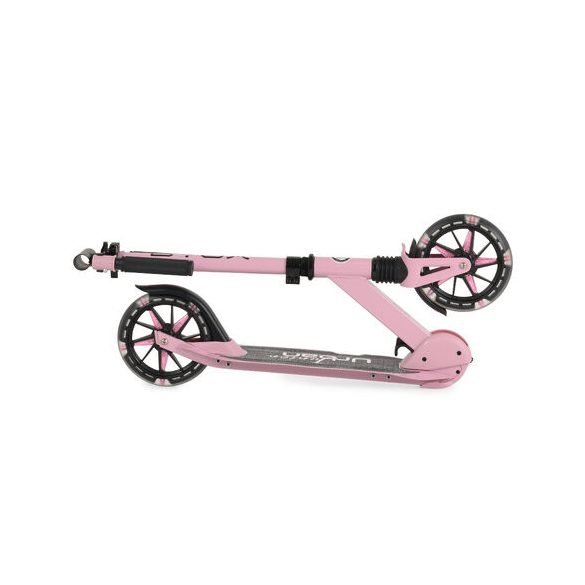 URBAN JUNIOR roller 80 kg-ig, világító kerekekkel, összecsukható PINK