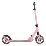 URBAN JUNIOR roller 80 kg-ig, világító kerekekkel, összecsukható PINK