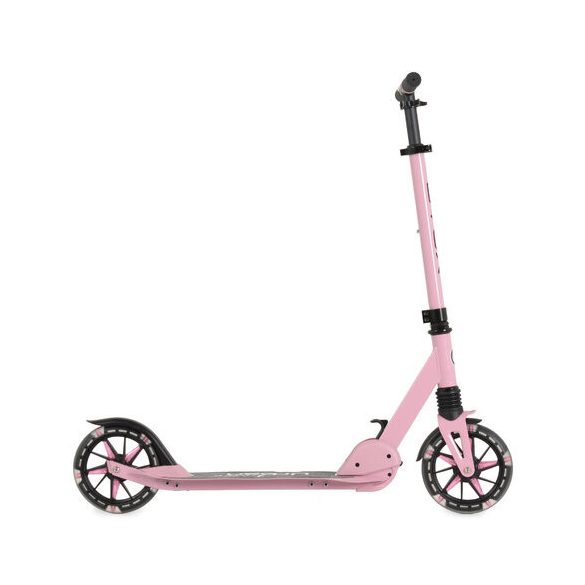 URBAN JUNIOR roller 80 kg-ig, világító kerekekkel, összecsukható PINK