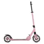 URBAN JUNIOR roller 80 kg-ig, világító kerekekkel, összecsukható PINK