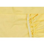 Lepedő kiságyba  gumis szegéllyel 60x120-70x140cm P SÁRGA  