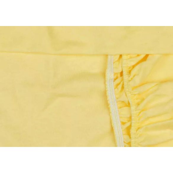 Lepedő kiságyba  gumis szegéllyel 60x120-70x140cm P SÁRGA  