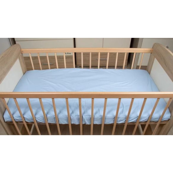 Lepedő kiságyba  gumis szegéllyel 60x120-70x140cm V KÉK 