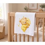 Textil tetra pelenka 70x70 cm SÁRGA MACI