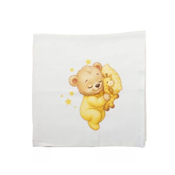 Texil tetra kifogó 140x140 cm SÁRGA MACI
