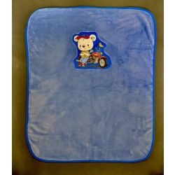 Baba takaró 70x90 KÉK/MACIS