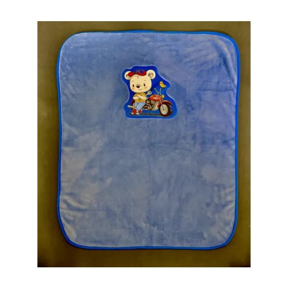 Baba takaró 70x90 KÉK/MACIS