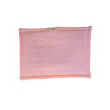KOKO muszlin Baba ágynemű szett, 2 részes takaró 75x100 és párna PINK/fehér