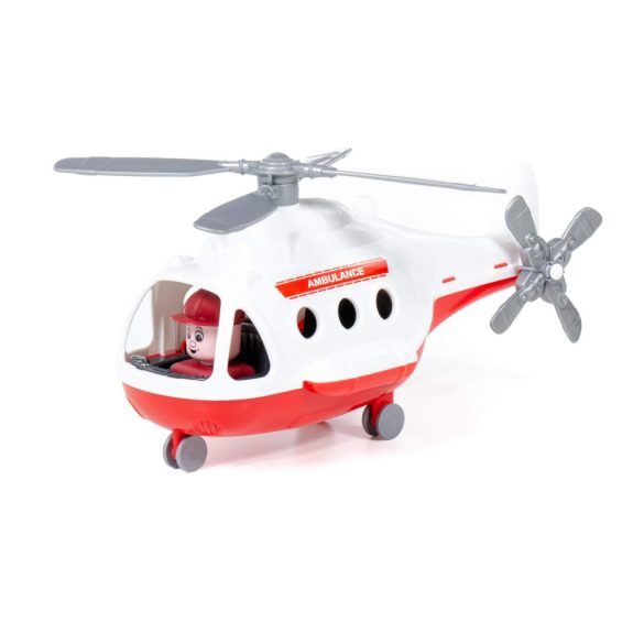POLESIE műanyag ALPHA mentőhelikopter FEHÉR